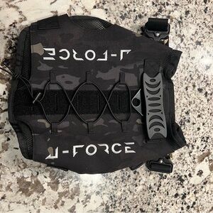 J-force Black Tactical dog vest military grade